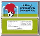 Soccer - Personalized Birthday Party Candy Bar Wrappers
