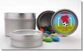 Soccer - Custom Birthday Party Favor Tins