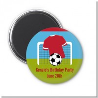 Soccer - Personalized Birthday Party Magnet Favors