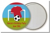 Soccer - Personalized Birthday Party Pocket Mirror Favors
