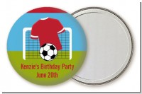 Soccer - Personalized Birthday Party Pocket Mirror Favors