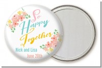 So Happy Together - Personalized Bridal Shower Pocket Mirror Favors
