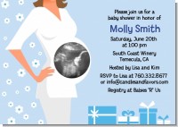 Sonogram It's A Boy - Baby Shower Invitations