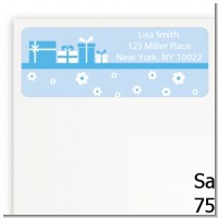 Sonogram It's A Boy - Baby Shower Return Address Labels