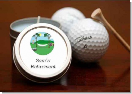 Candle Tins Small Soy Travel Size - Retirement Favors