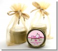 Spa Mom Pink African American - Baby Shower Gold Tin Candle Favors thumbnail