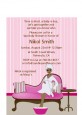 Spa Mom Pink African American - Baby Shower Petite Invitations thumbnail