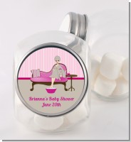 Spa Mom Pink - Personalized Baby Shower Candy Jar