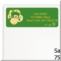 St. Patrick's Baby Shamrock - Baby Shower Return Address Labels