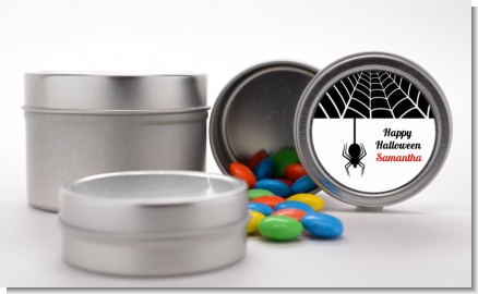 Spider - Custom Halloween Favor Tins