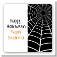 Spider - Square Personalized Halloween Sticker Labels thumbnail