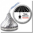 Spider - Hershey Kiss Halloween Sticker Labels thumbnail