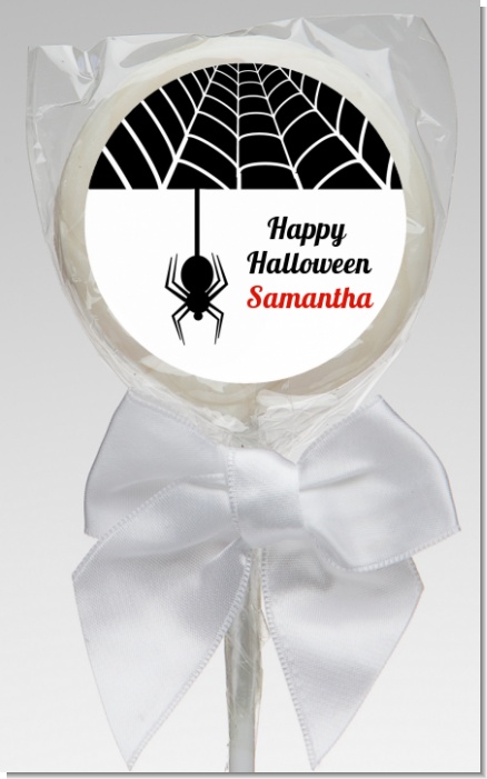 Spider - Personalized Halloween Lollipop Favors