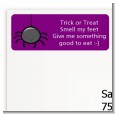 Spider - Halloween Return Address Labels thumbnail