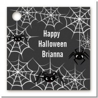 Spider Webs - Personalized Halloween Card Stock Favor Tags