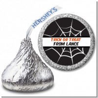 Spiders Web - Hershey Kiss Halloween Sticker Labels