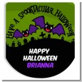 Spooky Bats - Personalized Hand Sanitizer Sticker Labels thumbnail