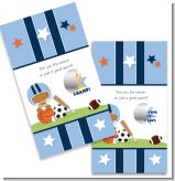 Sports Baby African American - Baby Shower Scratch Off Game Tickets