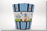Sports Baby African American - Personalized Baby Shower Popcorn Boxes