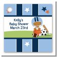 Sports Baby African American - Personalized Baby Shower Card Stock Favor Tags thumbnail