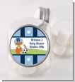 Sports Baby African American - Personalized Baby Shower Candy Jar thumbnail