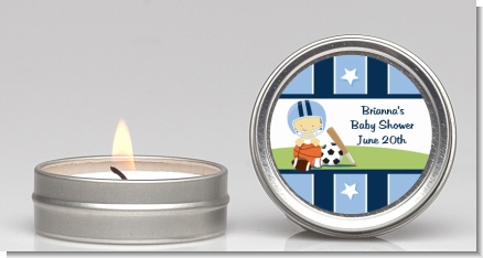 Sports Baby Asian - Baby Shower Candle Favors