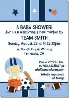 Sports Baby Asian - Baby Shower Invitations