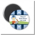 Sports Baby Asian - Personalized Baby Shower Magnet Favors thumbnail