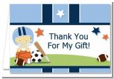 Sports Baby Asian - Baby Shower Thank You Cards