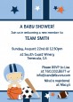 Sports Baby Caucasian - Baby Shower Invitations thumbnail