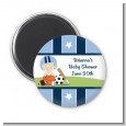 Sports Baby Caucasian - Personalized Baby Shower Magnet Favors thumbnail