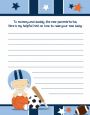 Sports Baby Caucasian - Baby Shower Notes of Advice thumbnail
