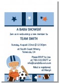 Sports Baby Hispanic - Baby Shower Petite Invitations