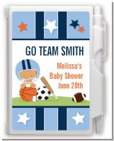 Sports Baby Hispanic - Baby Shower Personalized Notebook Favor