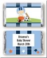 Sports Baby Caucasian - Personalized Baby Shower Mini Candy Bar Wrappers thumbnail