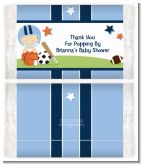 Sports Baby Caucasian - Personalized Popcorn Wrapper Baby Shower Favors