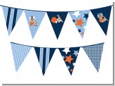 Sports Baby African American - Baby Shower Themed Pennant Set