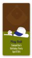 Baseball - Custom Rectangle Birthday Party Sticker/Labels thumbnail