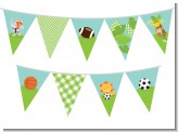 Team Safari - Baby Shower Themed Pennant Set