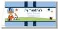 Sports Baby African American - Personalized Baby Shower Place Cards thumbnail