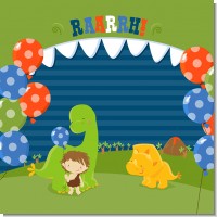 Dinosaur and Caveman Birthday Party Theme