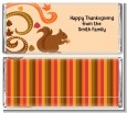 Acorn Harvest Fall Theme - Personalized Thanksgiving Candy Bar Wrappers thumbnail