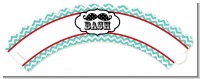 Little Man Mustache - Baby Shower Cupcake Wrappers