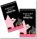 A Star Is Born Hollywood Black|Pink - Baby Shower Scratch Off Game Tickets