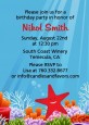 Starfish - Birthday Party Invitations thumbnail