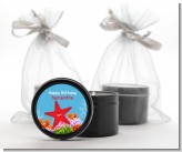 Starfish - Birthday Party Black Candle Tin Favors