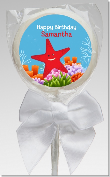 Starfish - Personalized Birthday Party Lollipop Favors