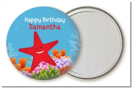 Starfish - Personalized Birthday Party Pocket Mirror Favors