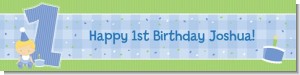 1st Birthday Boy - Personalized Birthday Party Banners