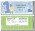 1st Birthday Boy - Personalized Birthday Party Candy Bar Wrappers thumbnail